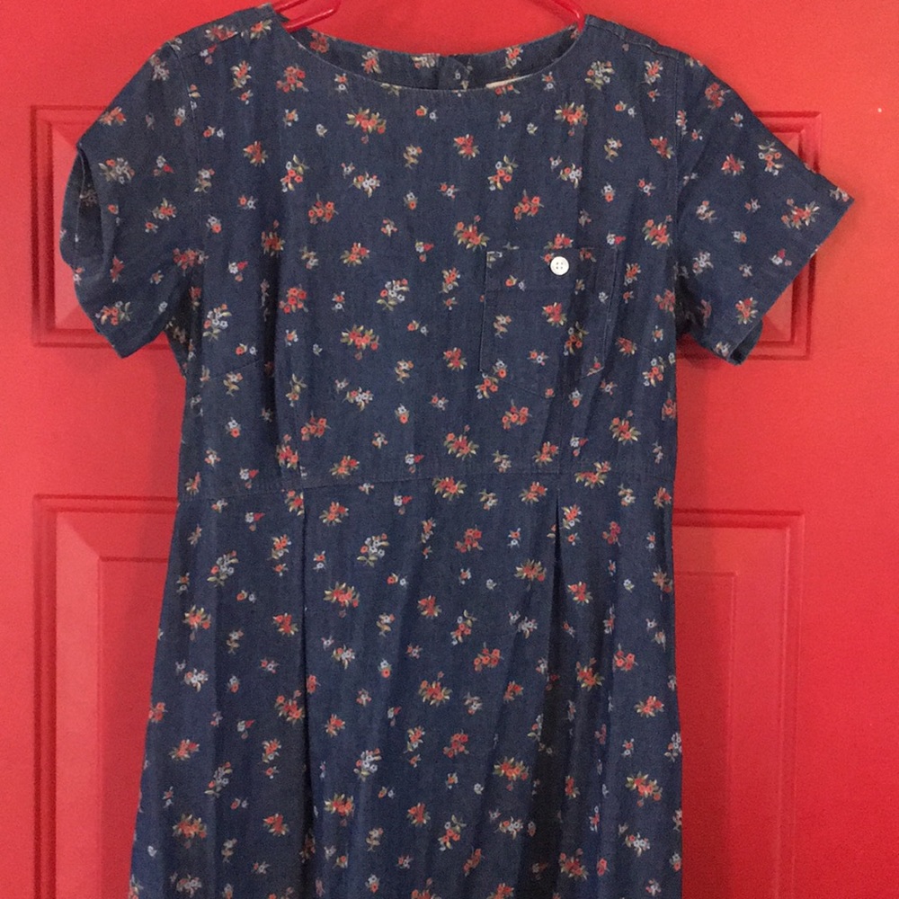 1980’s vintage floras denim dress
